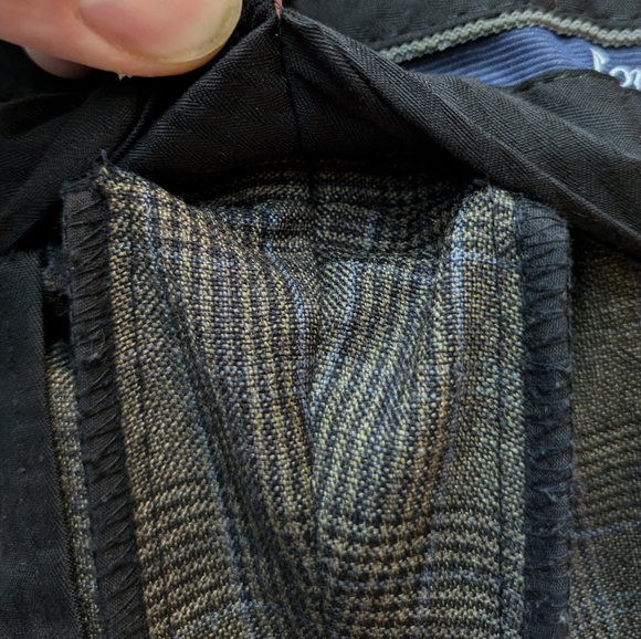 Rover & Lakes Wool Cashmere Suit Brown Plaid Jacket 46” Pants 34X32.5 AU Sz 52 - Picture 16 of 16